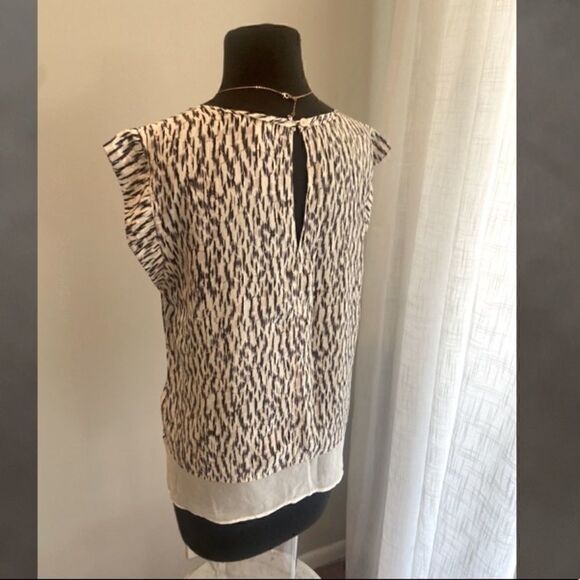 Rebecca Taylor Mirage Cap Sleeve Silk Shell - Picture 7 of 16